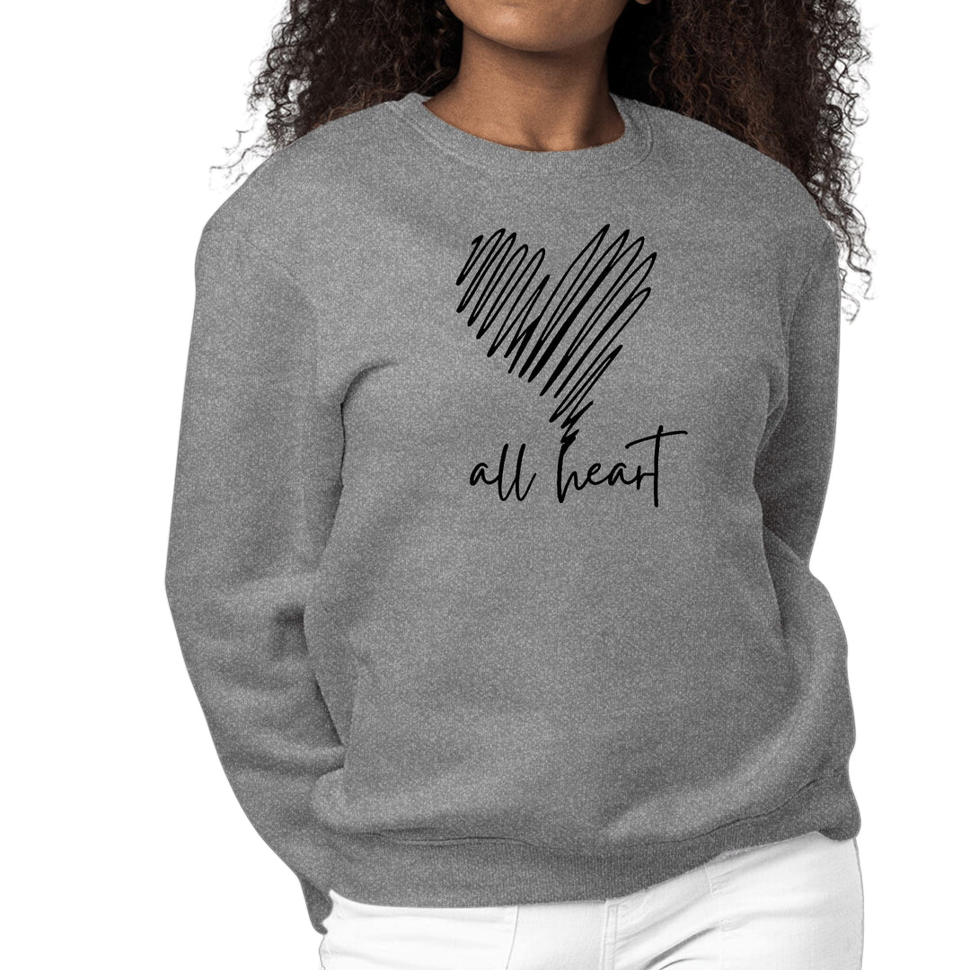 Womens Graphic Sweatshirt Say it Soul All Heart Line Art - Womens | Sweatshirts