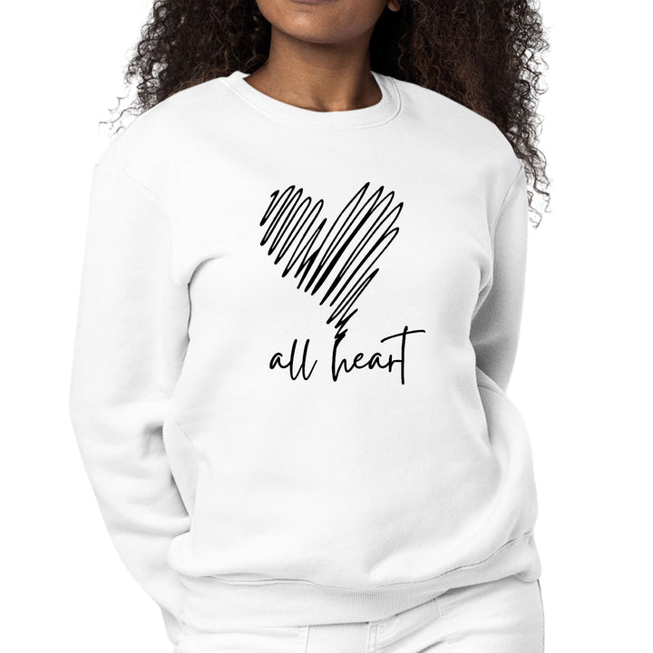 Womens Graphic Sweatshirt Say it Soul All Heart Line Art - Womens | Sweatshirts