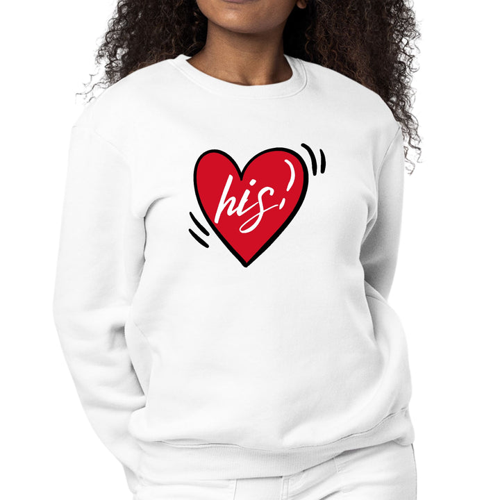 Womens Graphic Sweatshirt Say it Soul His Heart - Couples - Womens | Sweatshirts