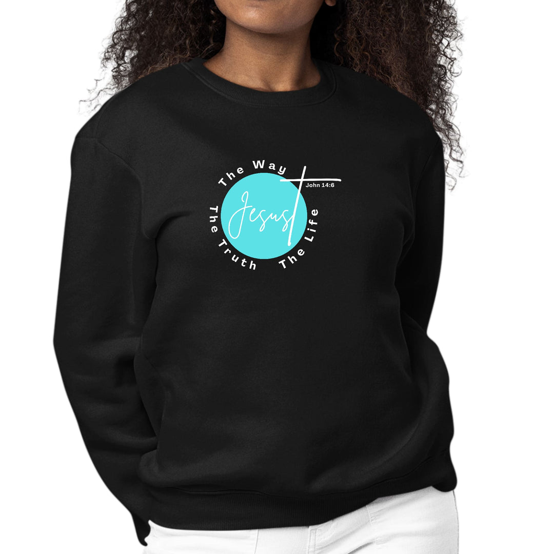 Womens Graphic Sweatshirt the Truth the Way the Life - Womens | Sweatshirts