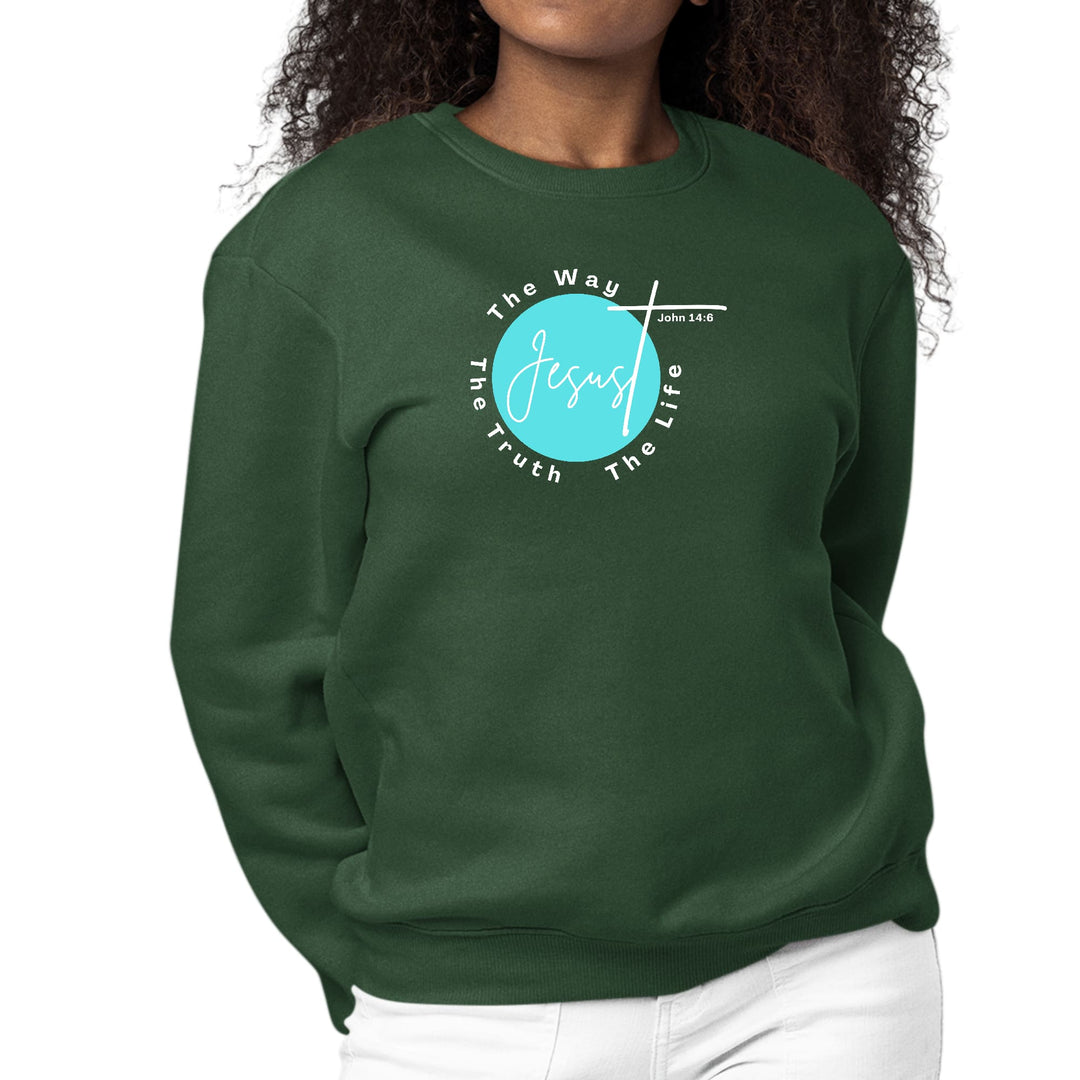 Womens Graphic Sweatshirt the Truth the Way the Life - Womens | Sweatshirts