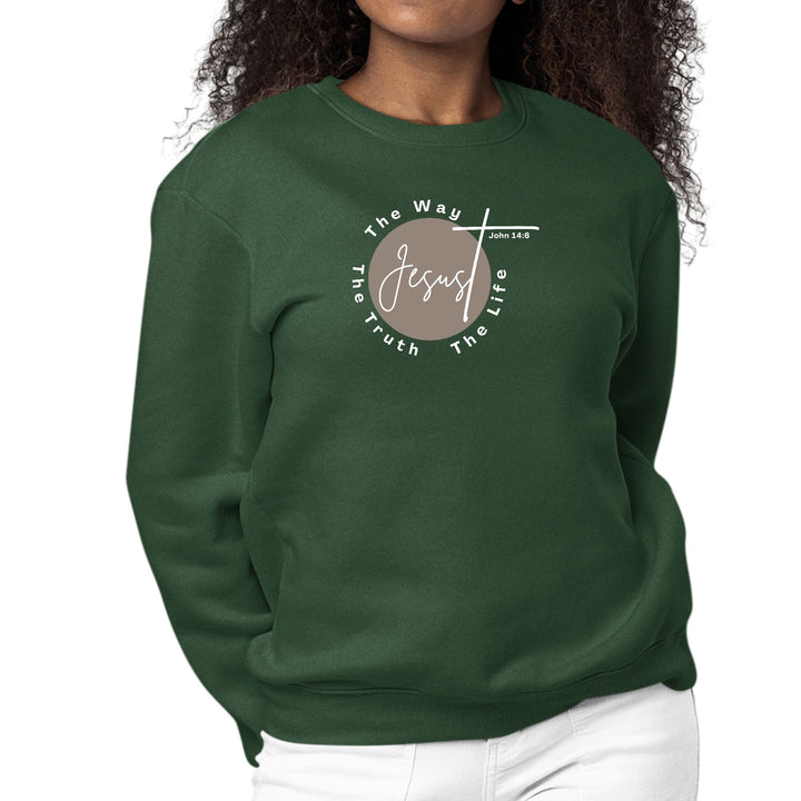 Womens Graphic Sweatshirt the Truth the Way the Life - Womens | Sweatshirts