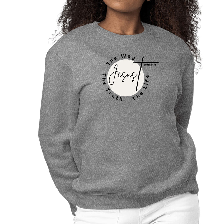 Womens Graphic Sweatshirt the Truth the Way the Life - Womens | Sweatshirts