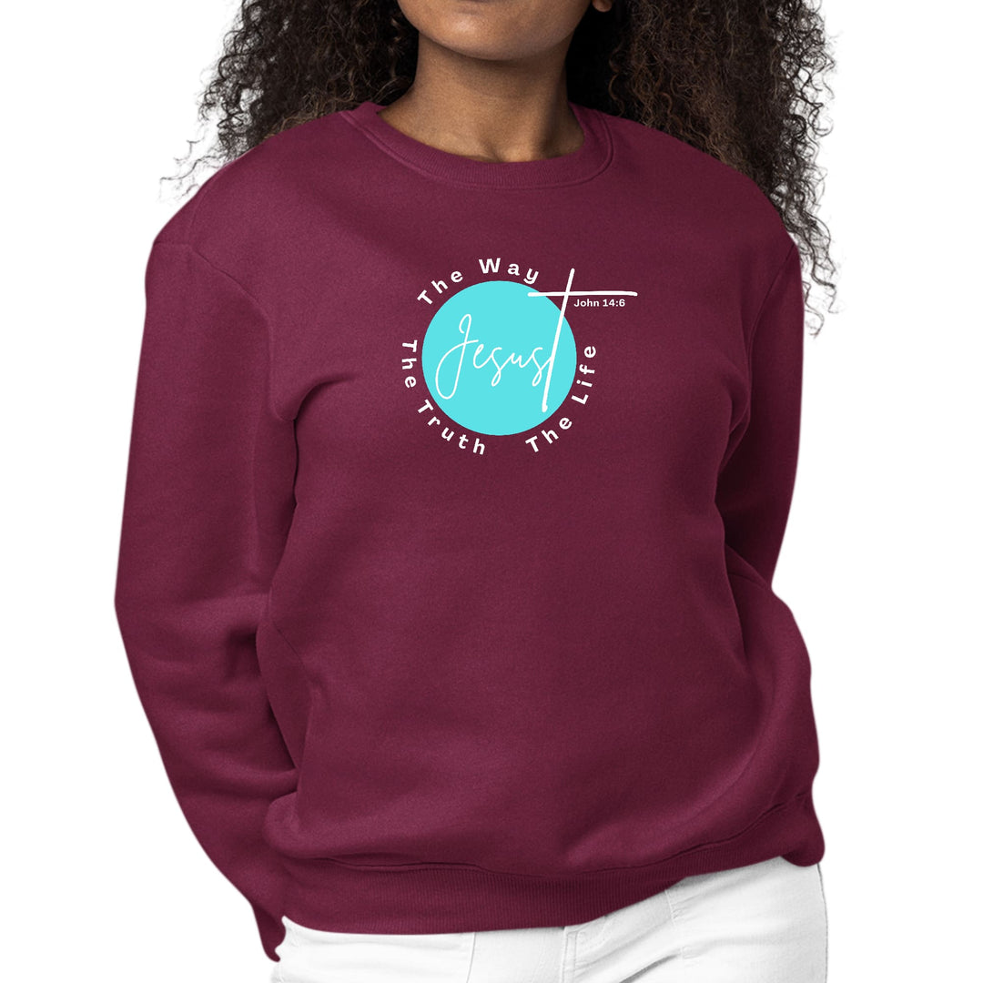 Womens Graphic Sweatshirt the Truth the Way the Life - Womens | Sweatshirts