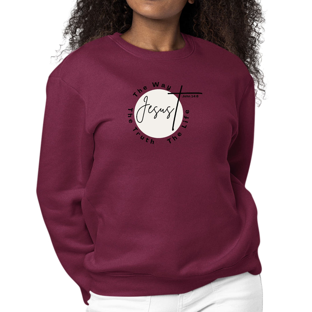 Womens Graphic Sweatshirt the Truth the Way the Life - Womens | Sweatshirts