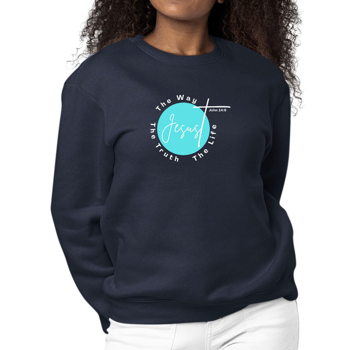 Womens Graphic Sweatshirt the Truth the Way the Life - Womens | Sweatshirts