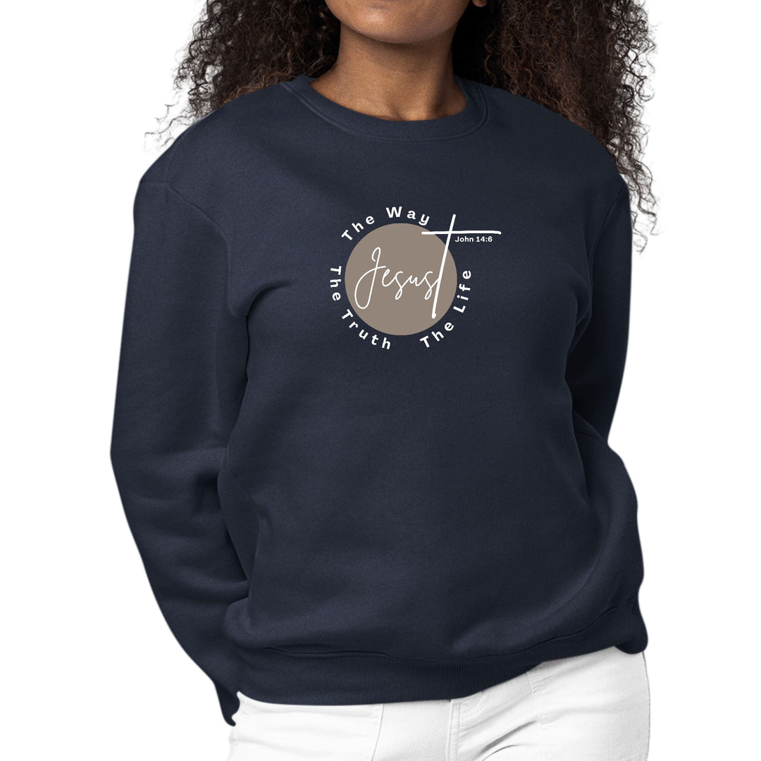 Womens Graphic Sweatshirt the Truth the Way the Life - Womens | Sweatshirts