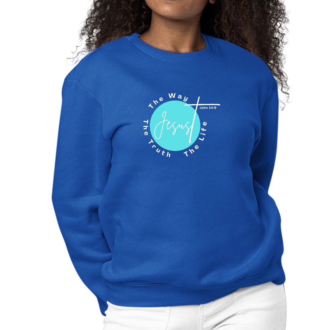 Womens Graphic Sweatshirt the Truth the Way the Life - Womens | Sweatshirts