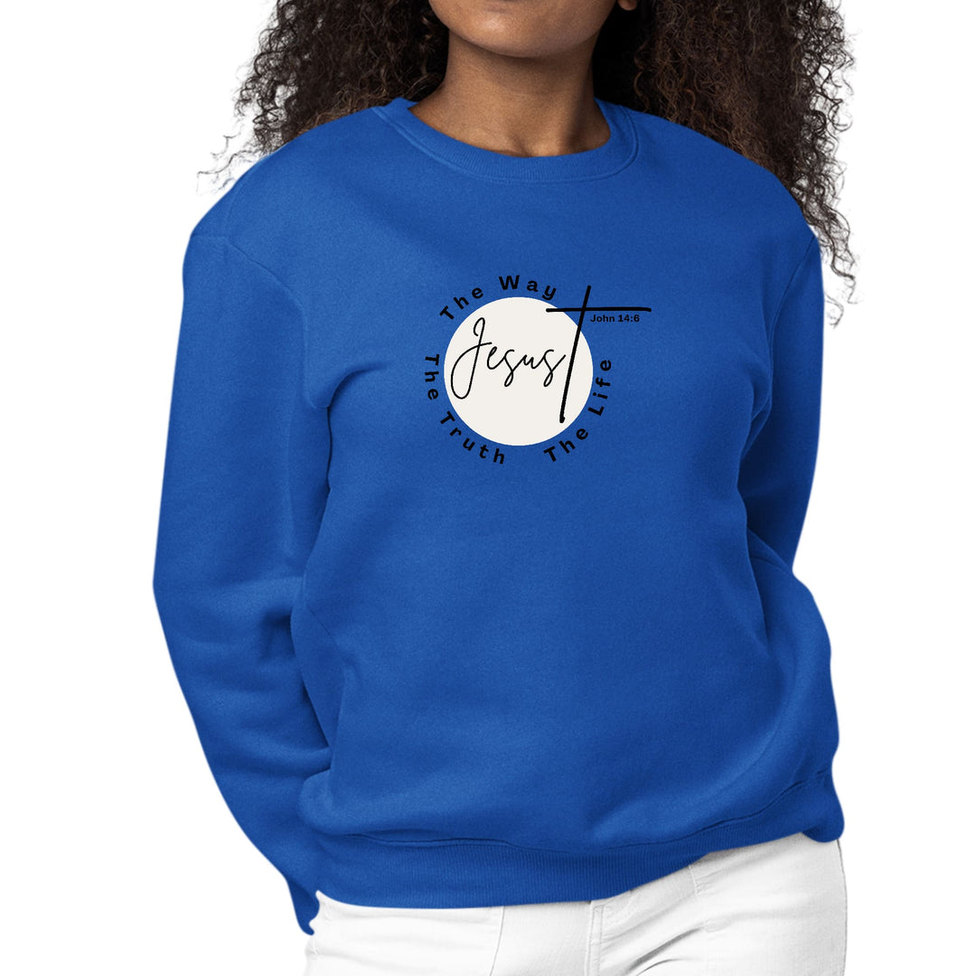 Womens Graphic Sweatshirt the Truth the Way the Life - Womens | Sweatshirts