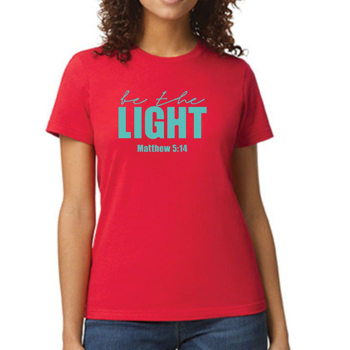 Womens Graphic T-shirt be the Light Print - Womens | T-Shirts