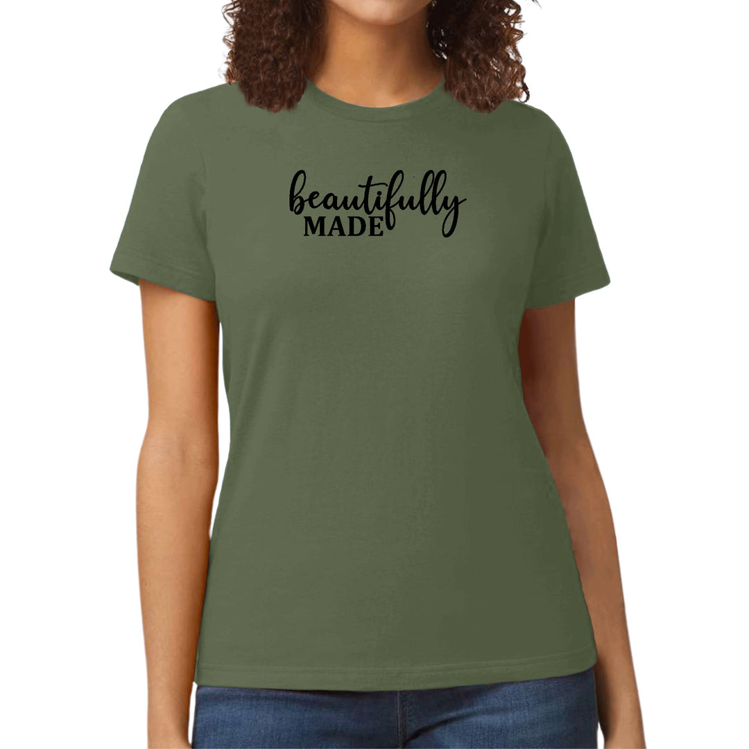 Womens Graphic T-shirt Beautifully Made - Inspiration Affirmation, - Womens