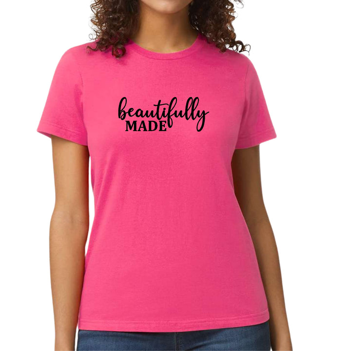 Womens Graphic T-shirt Beautifully Made - Inspiration Affirmation, - Womens