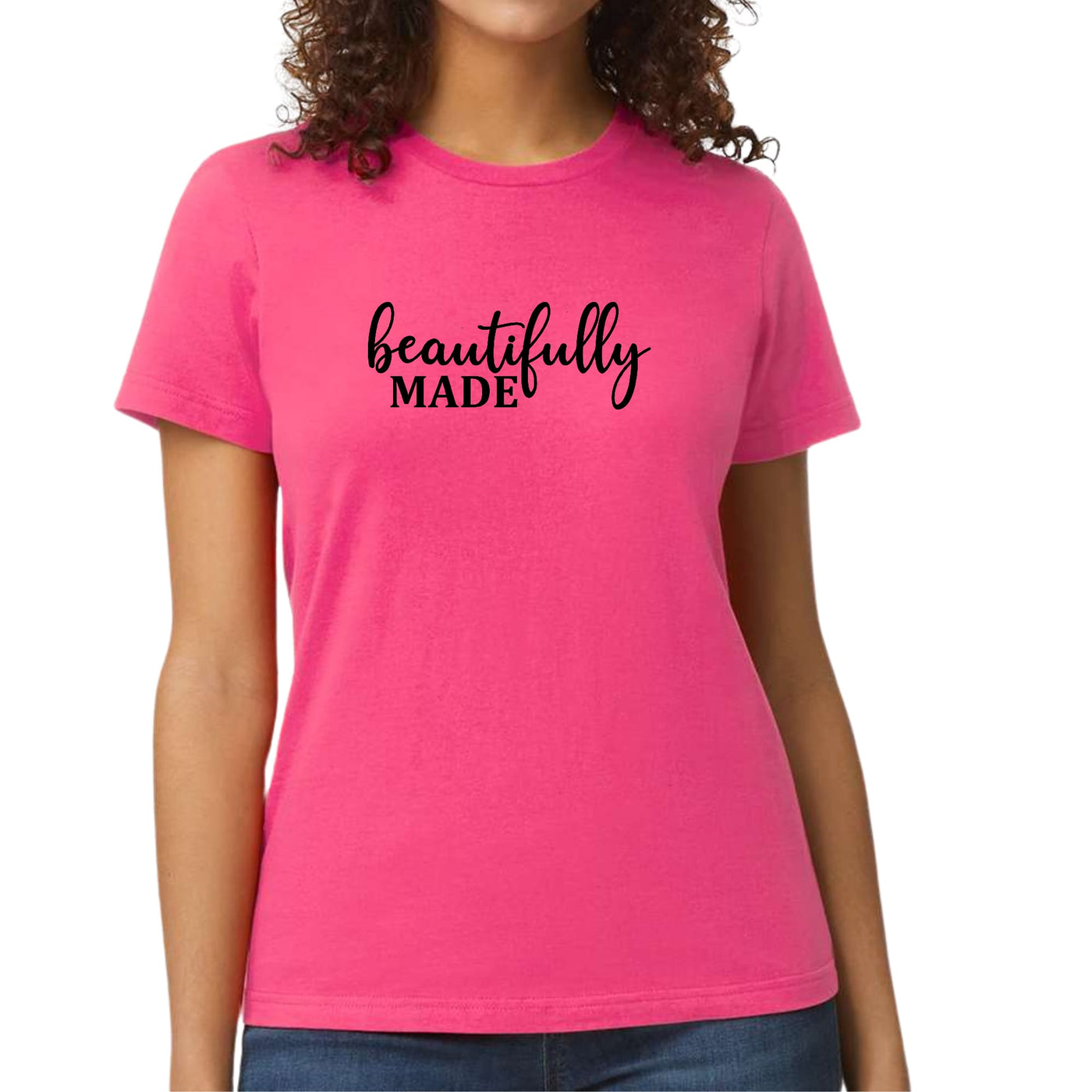 Womens Graphic T - shirt Beautifully Made - Inspiration Affirmation, | T