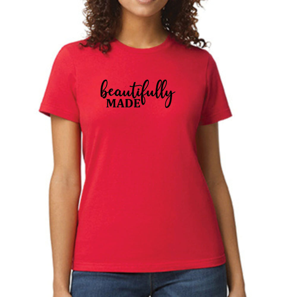 Womens Graphic T-shirt Beautifully Made - Inspiration Affirmation, - Womens