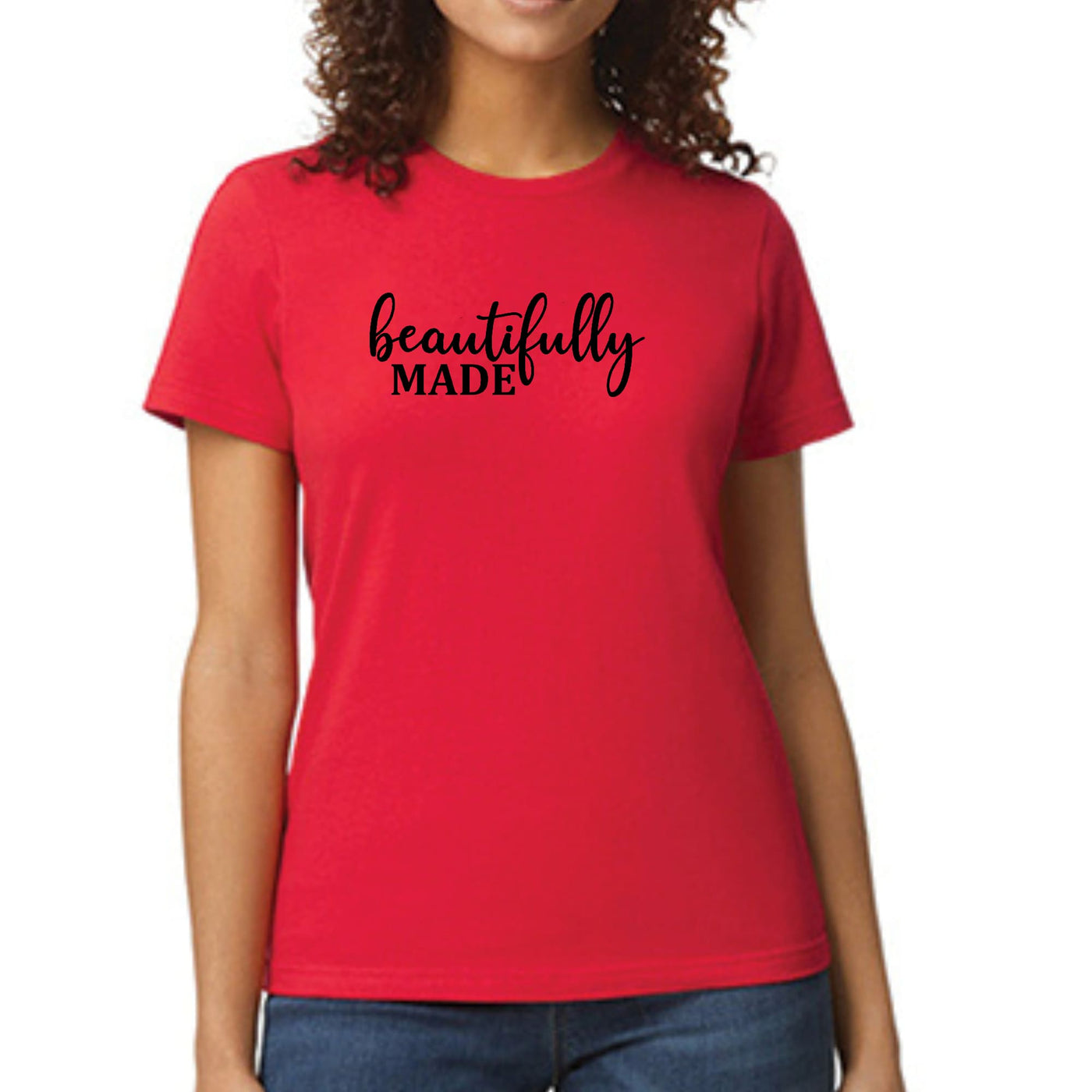 Womens Graphic T - shirt Beautifully Made - Inspiration Affirmation, | T