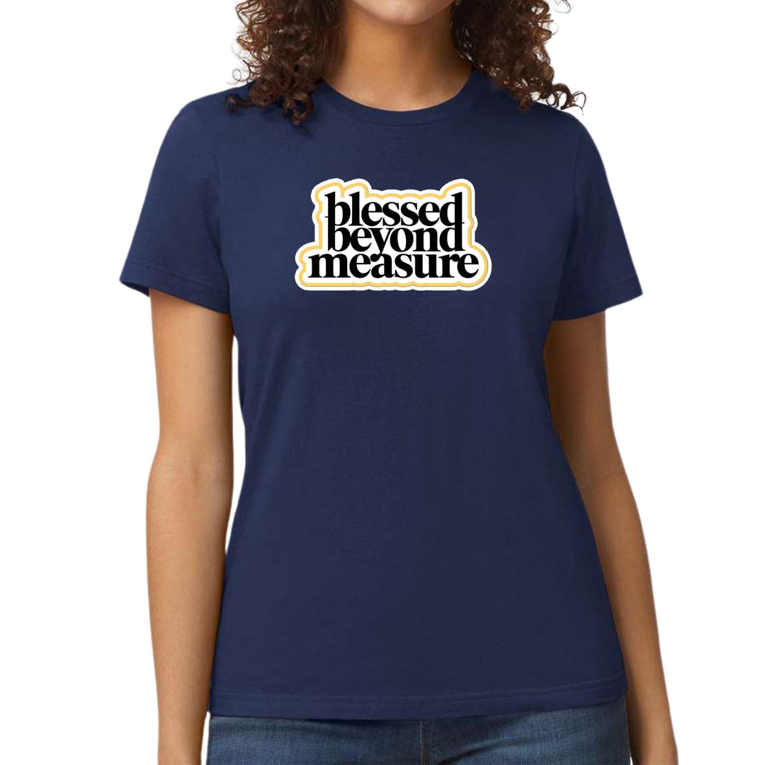 Womens Graphic T-shirt Blessed Beyond Measure - Womens | T-Shirts