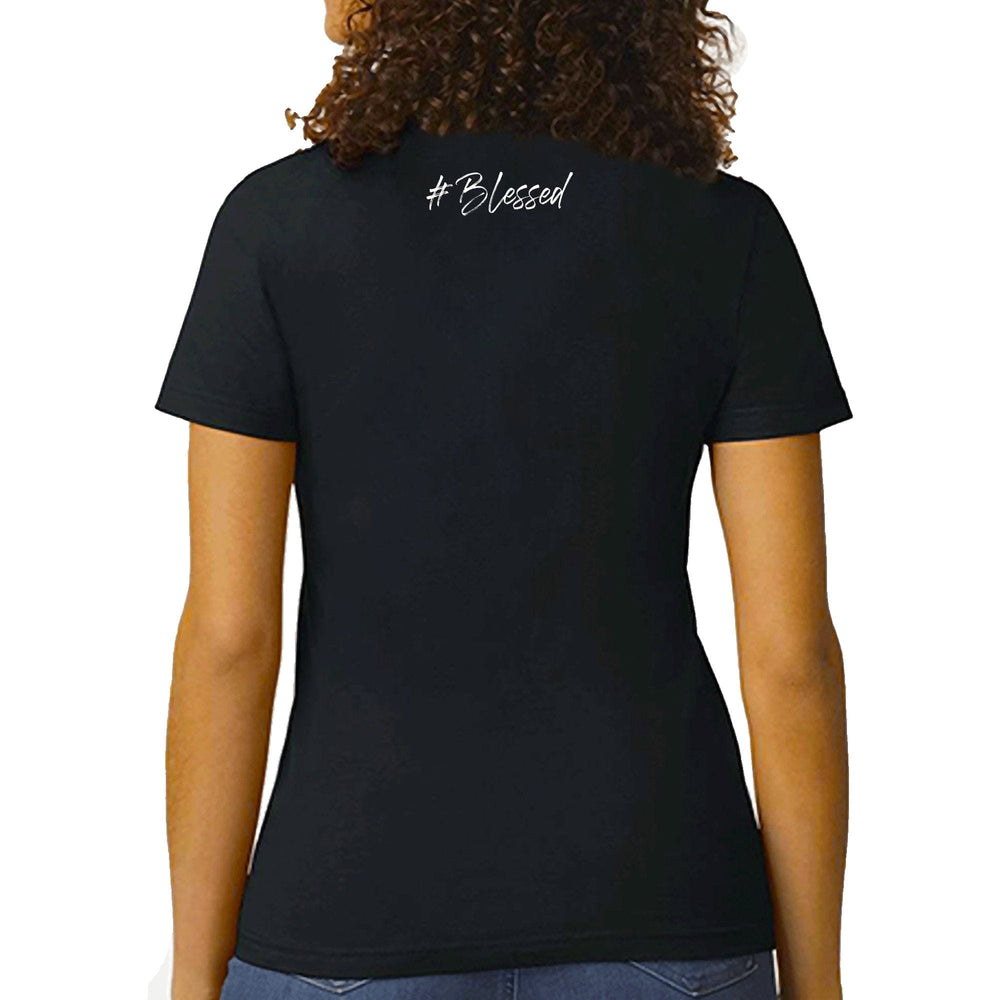 Womens Graphic T-shirt #blessed - Womens | T-Shirts | Front/Back