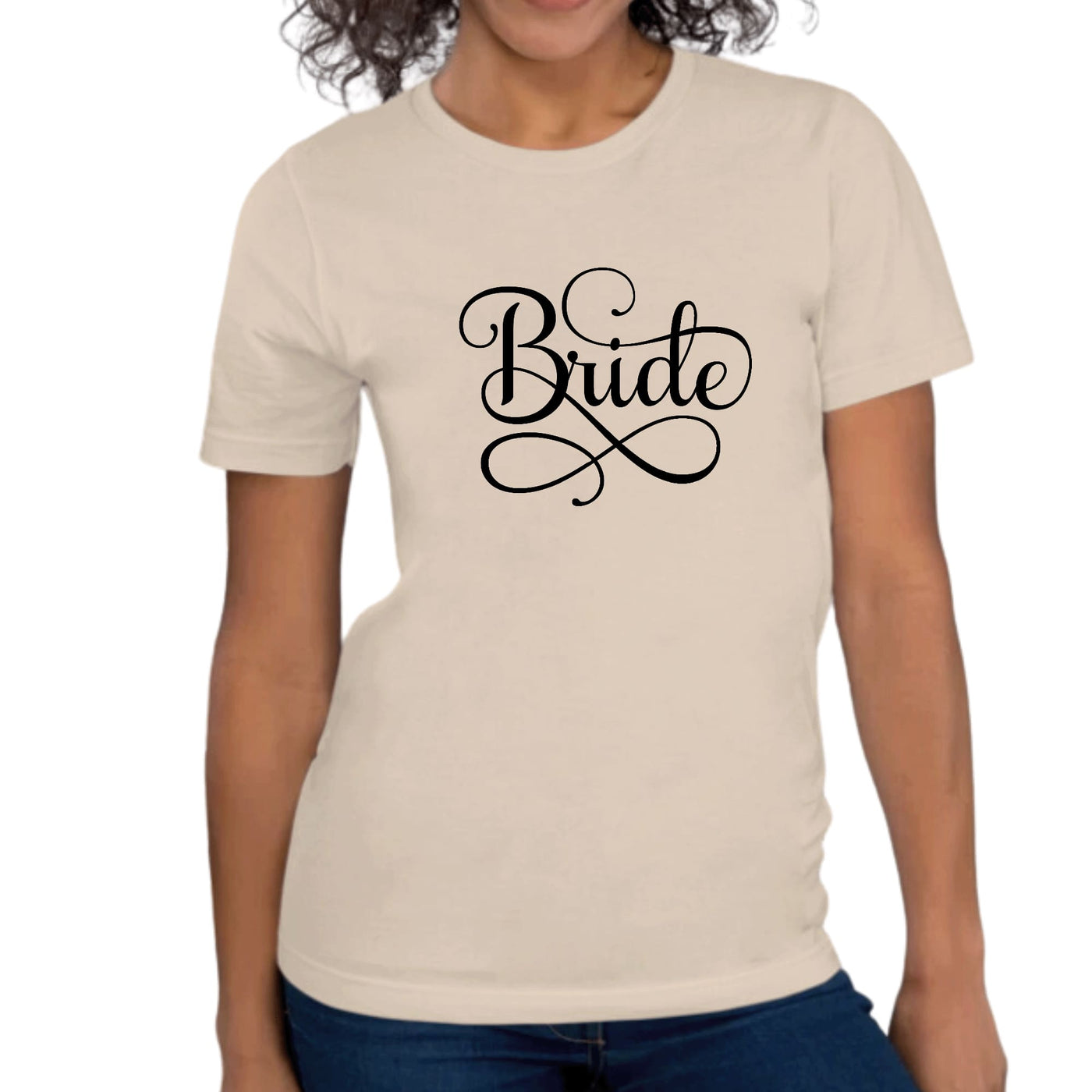 Womens Graphic T - shirt Bride Accessories Wedding - T - Shirts