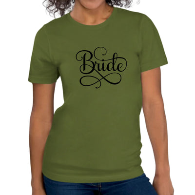 Womens Graphic T - shirt Bride Accessories Wedding - T - Shirts