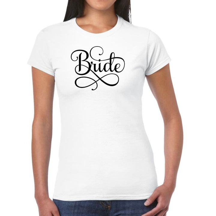 Womens Graphic T-shirt Bride Accessories Wedding - Womens | T-Shirts