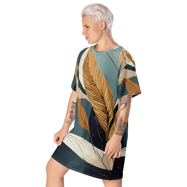 Womens Graphic T-shirt Dress Boho Style Print 2 - Womens | Dresses | T-Shirts