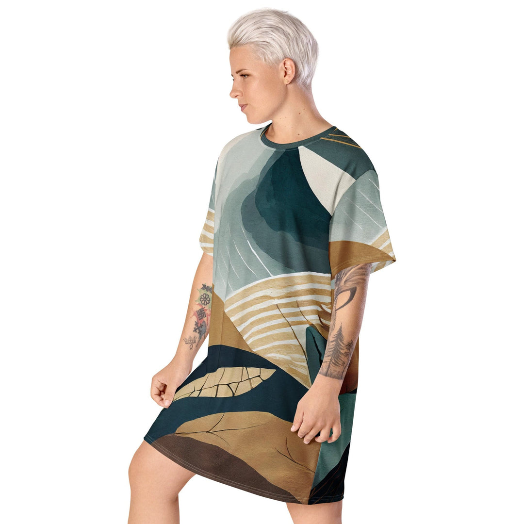 Womens Graphic T-shirt Dress Boho Style Print 3 - Womens | Dresses | T-Shirts