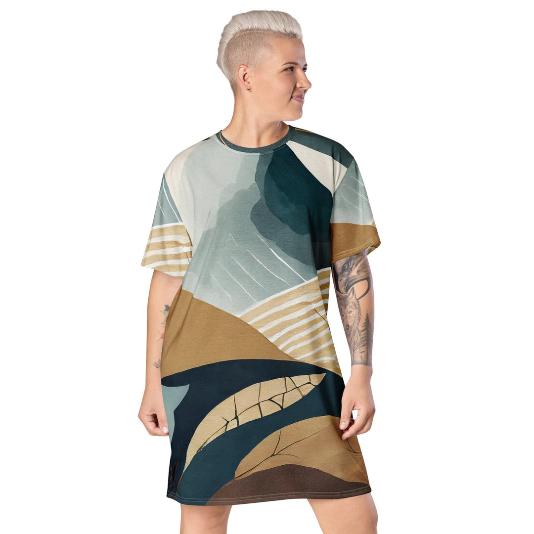 Womens Graphic T-shirt Dress Boho Style Print 3 - Womens | Dresses | T-Shirts