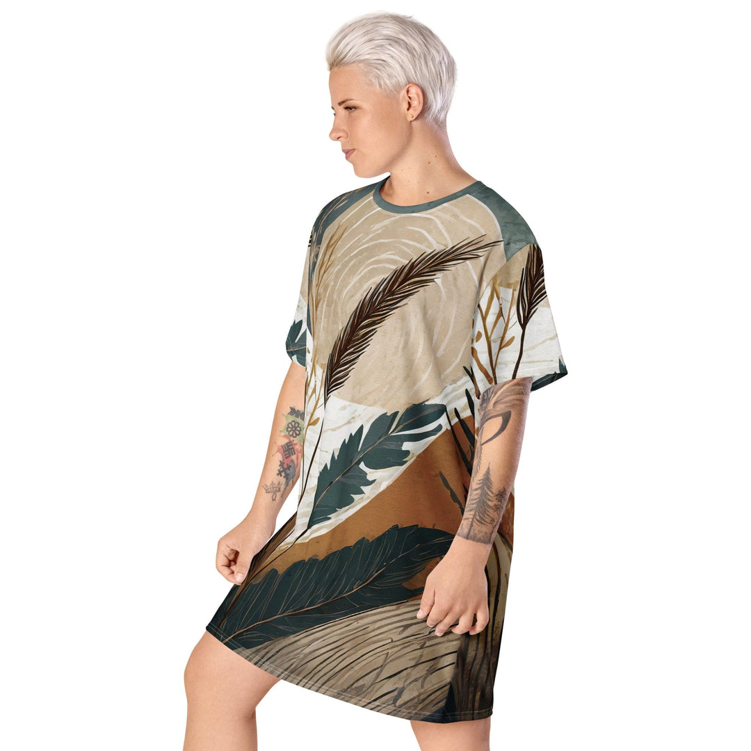 Womens Graphic T-shirt Dress Boho Style Print - Womens | Dresses | T-Shirts