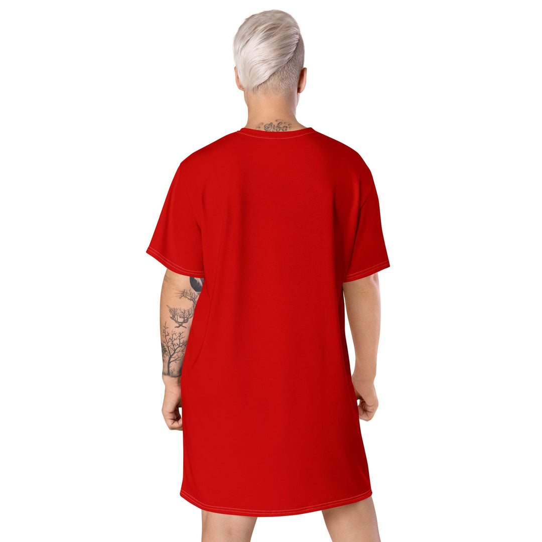 Womens Graphic T-shirt Dress Red - Womens | Dresses | T-Shirts | AOP