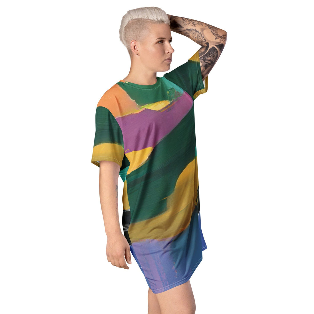 Womens Graphic T-shirt Dress Stand Firm - Womens | Dresses | T-Shirts | AOP