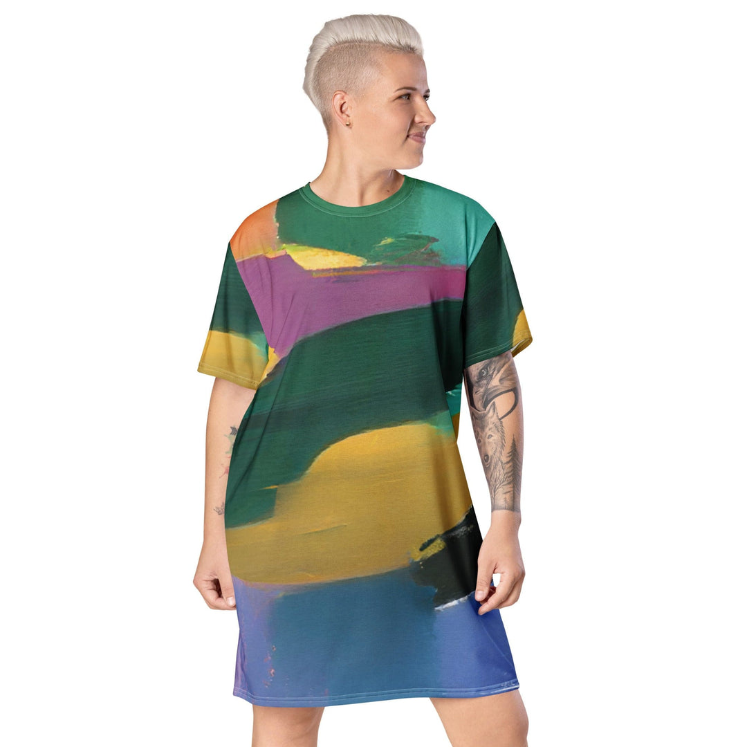 Womens Graphic T-shirt Dress Stand Firm - Womens | Dresses | T-Shirts | AOP