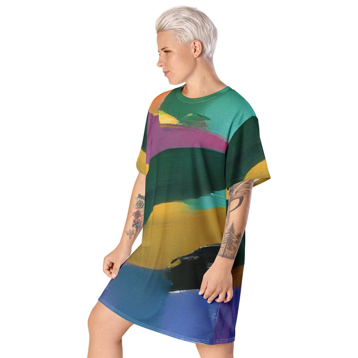 Womens Graphic T-shirt Dress Stand Firm - Womens | Dresses | T-Shirts | AOP