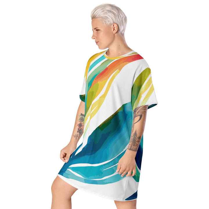 Womens Graphic T-shirt Dress Strength and Courage Design - Womens | Dresses