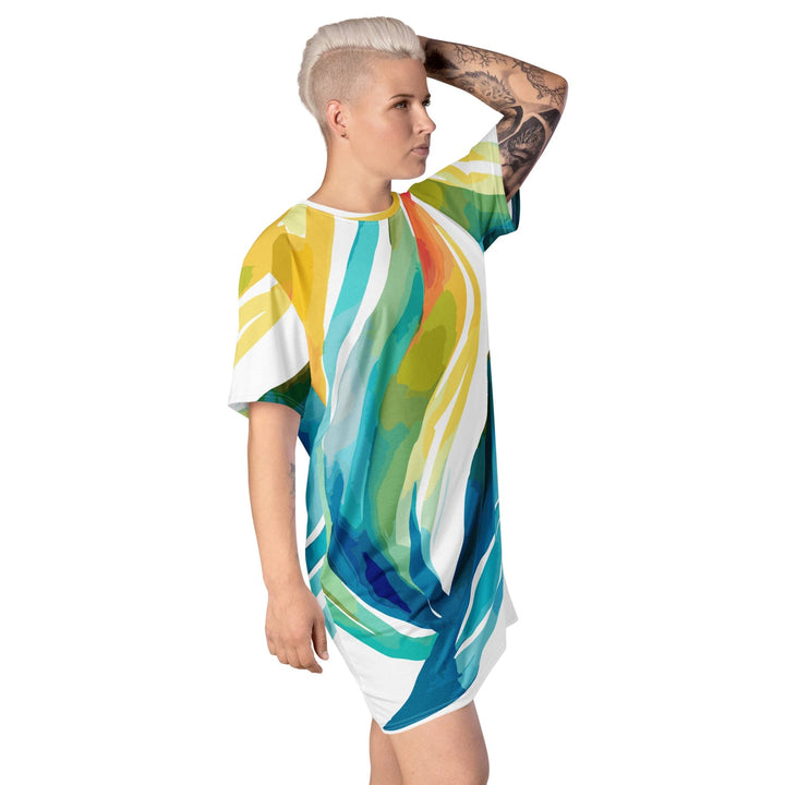 Womens Graphic T-shirt Dress Strength and Courage Design - Womens | Dresses