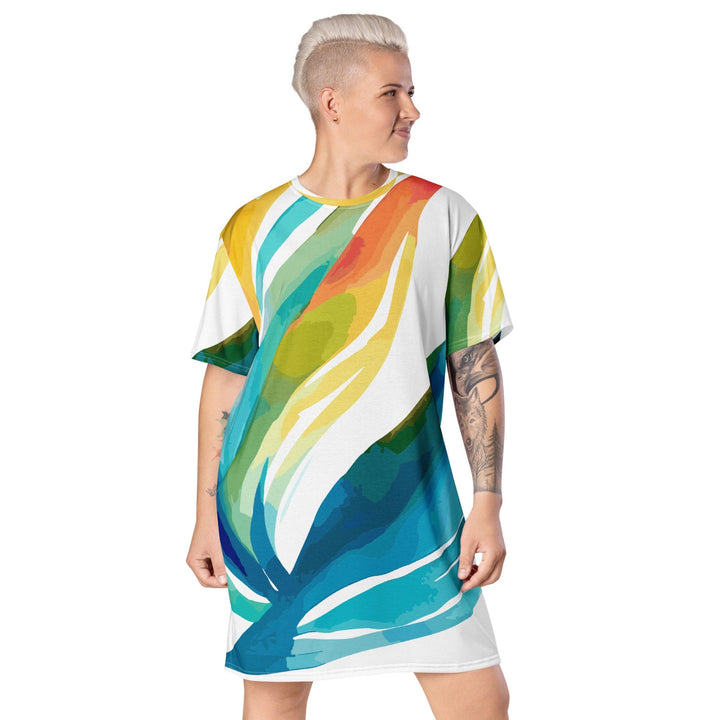 Womens Graphic T-shirt Dress Strength and Courage Design - Womens | Dresses