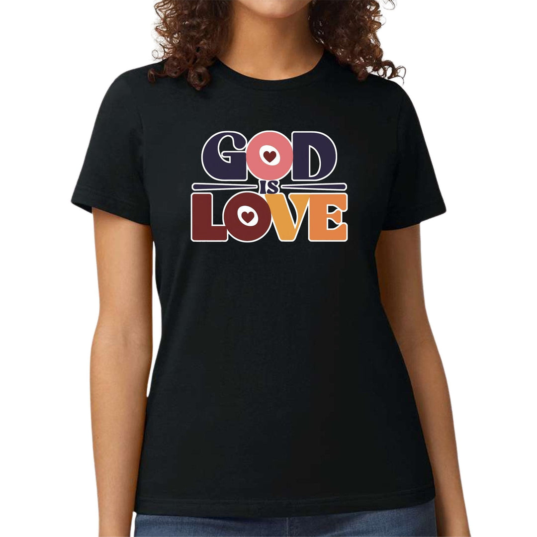 Womens Graphic T-shirt God is Love - Womens | T-Shirts