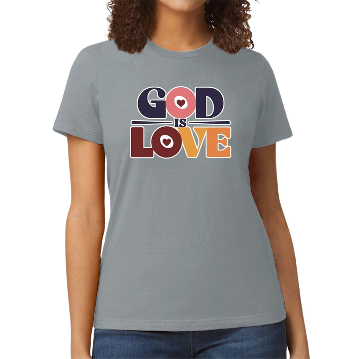 Womens Graphic T-shirt God is Love - Womens | T-Shirts