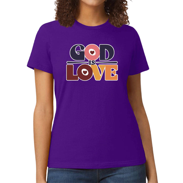 Womens Graphic T-shirt God is Love - Womens | T-Shirts