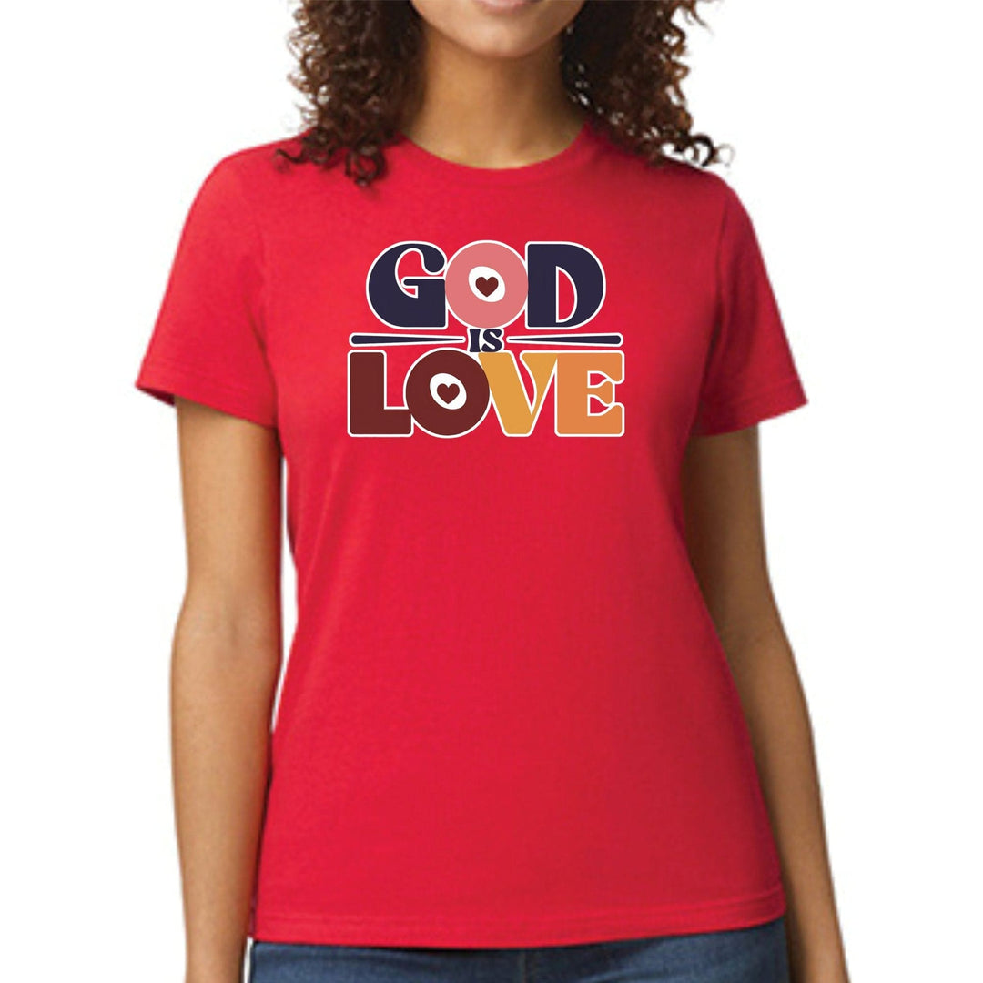 Womens Graphic T-shirt God is Love - Womens | T-Shirts