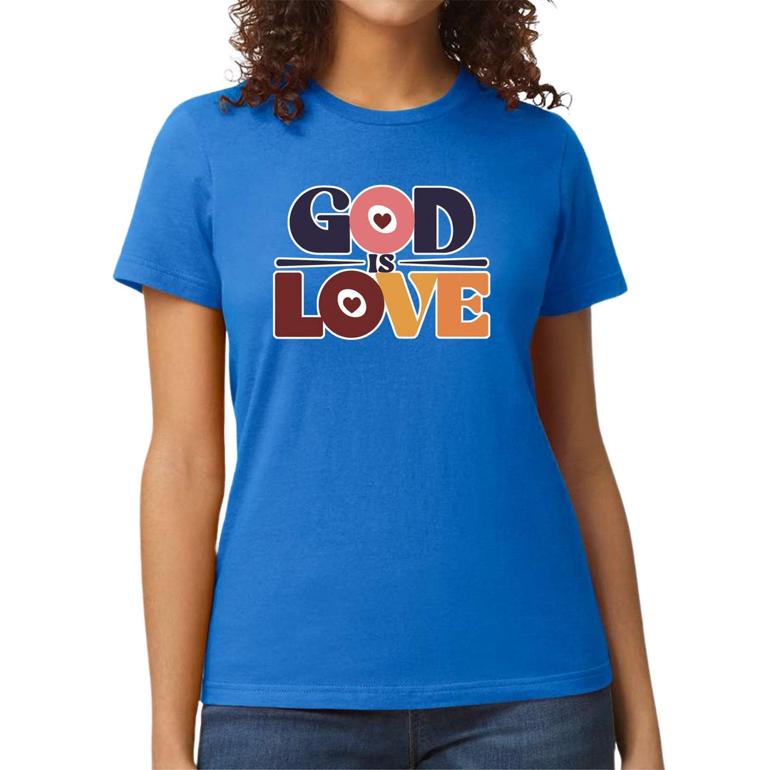 Womens Graphic T-shirt God is Love - Womens | T-Shirts