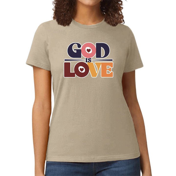 Womens Graphic T-shirt God is Love - Womens | T-Shirts