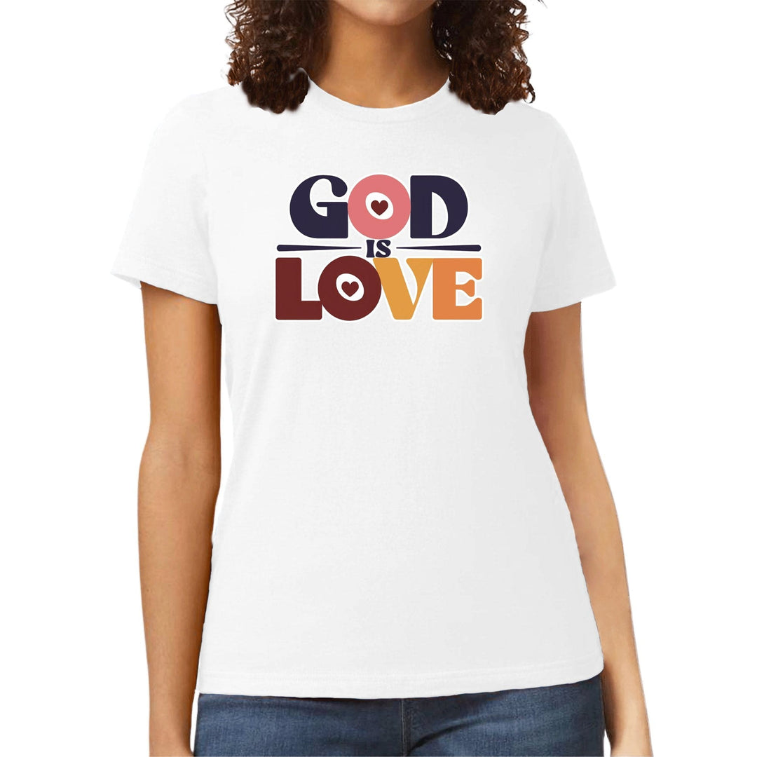 Womens Graphic T-shirt God is Love - Womens | T-Shirts