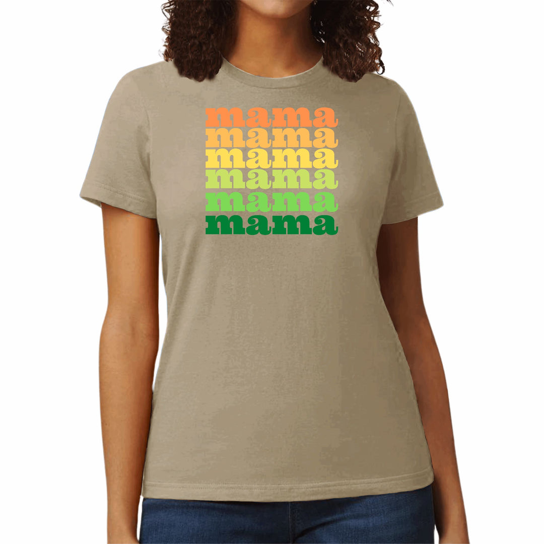 Womens Graphic T-shirt Mama Celebrating Mothers - Womens | T-Shirts