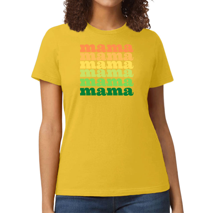 Womens Graphic T-shirt Mama Celebrating Mothers - Womens | T-Shirts