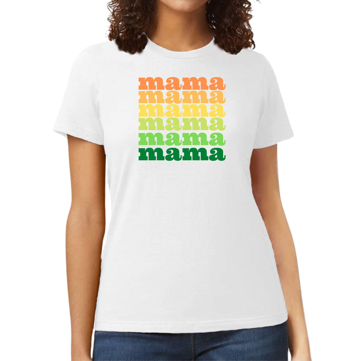 Womens Graphic T-shirt Mama Celebrating Mothers - Womens | T-Shirts