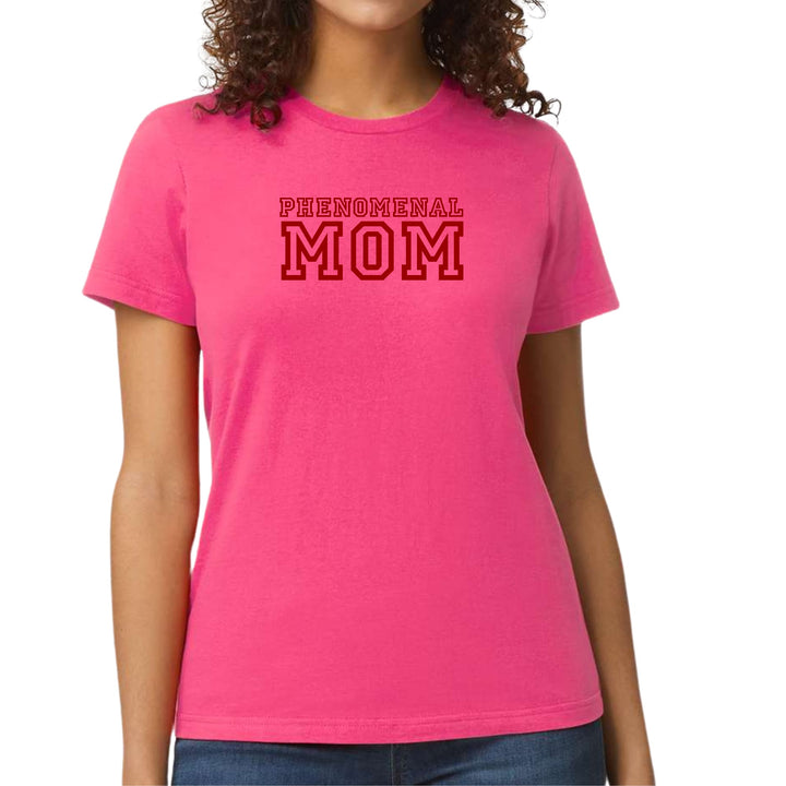 Womens Graphic T-shirt Phenomenal Mom Red Print - Womens | T-Shirts