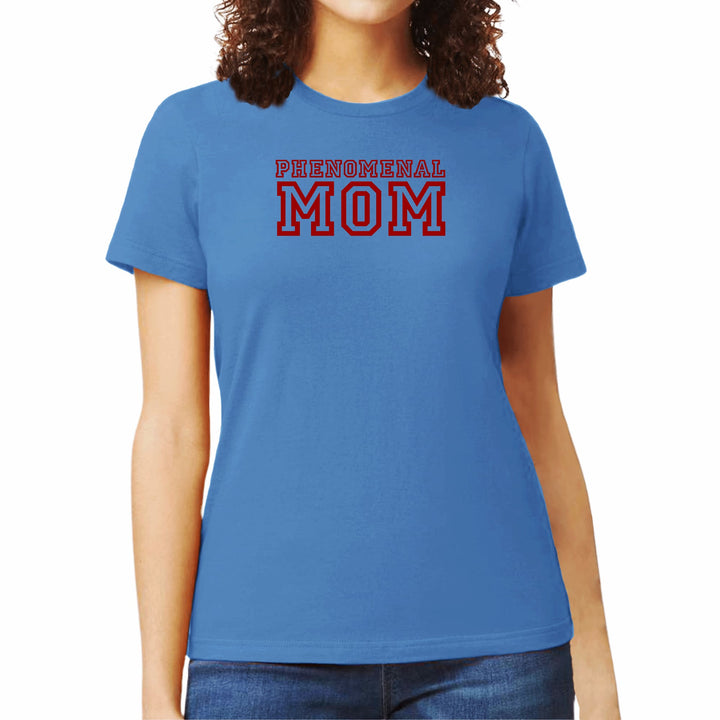 Womens Graphic T-shirt Phenomenal Mom Red Print - Womens | T-Shirts