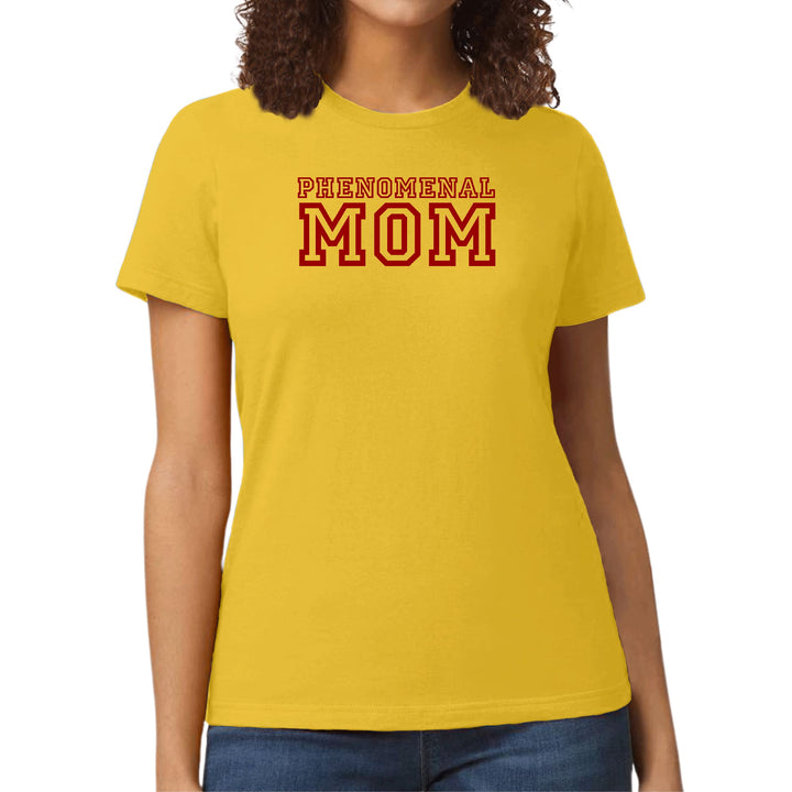 Womens Graphic T-shirt Phenomenal Mom Red Print - Womens | T-Shirts