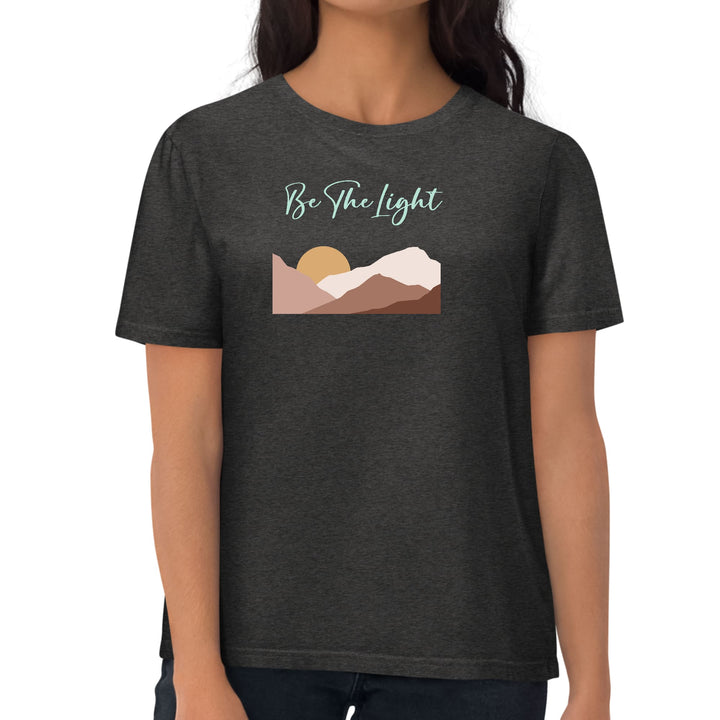 Womens Graphic T-shirt Say it Soul be the Light Illustration - Womens | T-Shirts