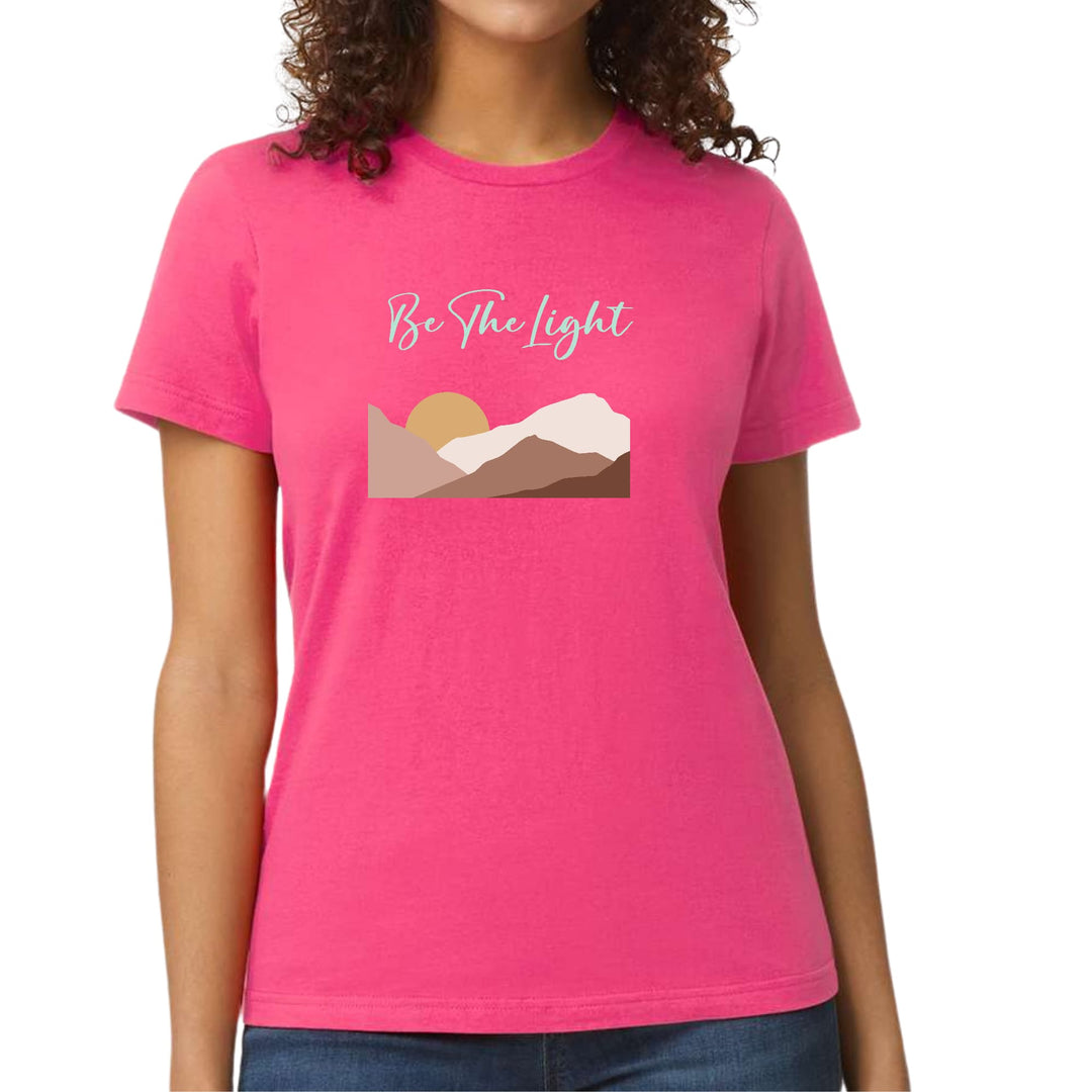 Womens Graphic T-shirt Say it Soul be the Light Illustration - Womens | T-Shirts